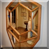 DM01. Mirror crafted from a church window. 64”h x 45”w 